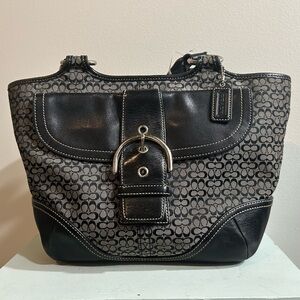 SOLD: Coach Purse Bag Authentic Y2K Logo 2004 H04Q-7081 Soho Handbag Buckle